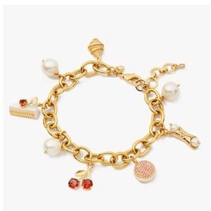 $178 Kate Spade Pastry Shop Charm Bracelet